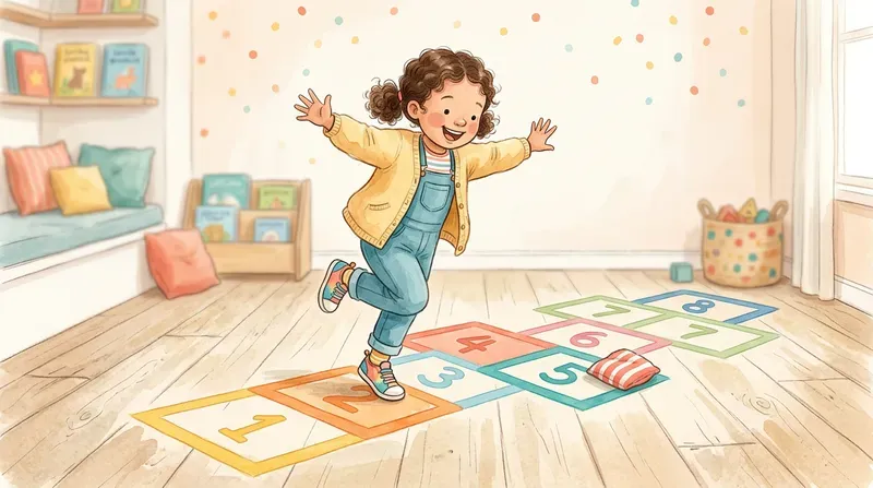 Indoor Hopscotch