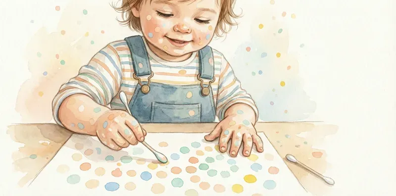 Q-Tip Dot Painting