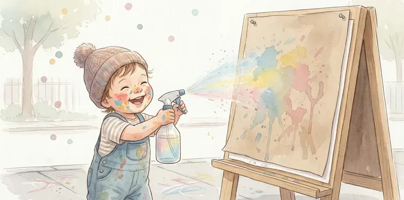 Spray Bottle Art