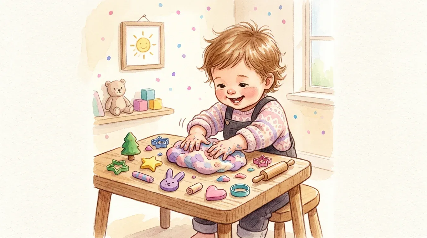 Play dough squish