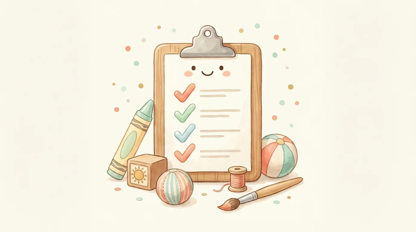 Printable Activity Checklist
