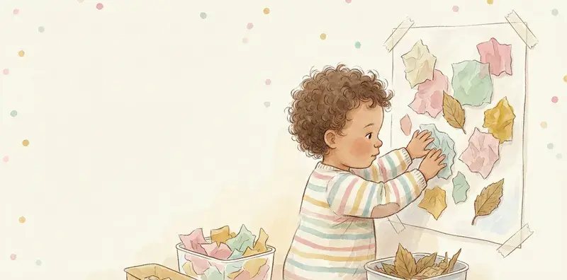 Sticky Contact Paper Collage