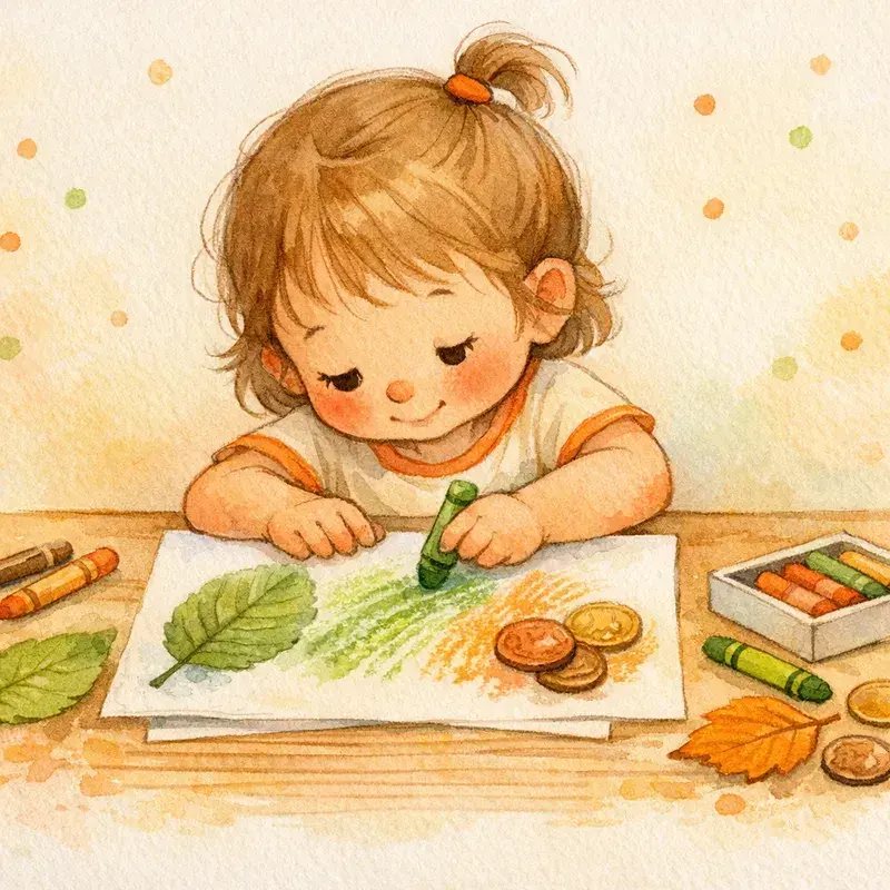 Texture Crayon Rubbings