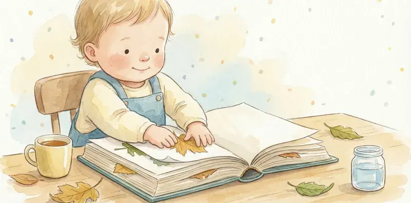 Leaf Collecting and Pressing