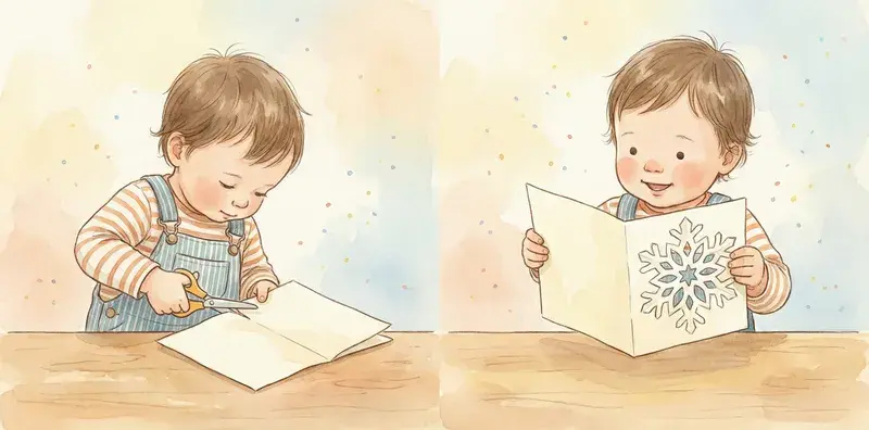 Paper Snowflake Cutting