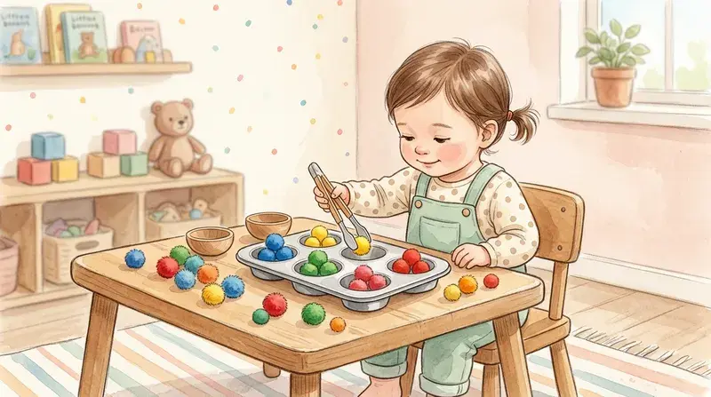 Pom Pom Sorting & Transfer